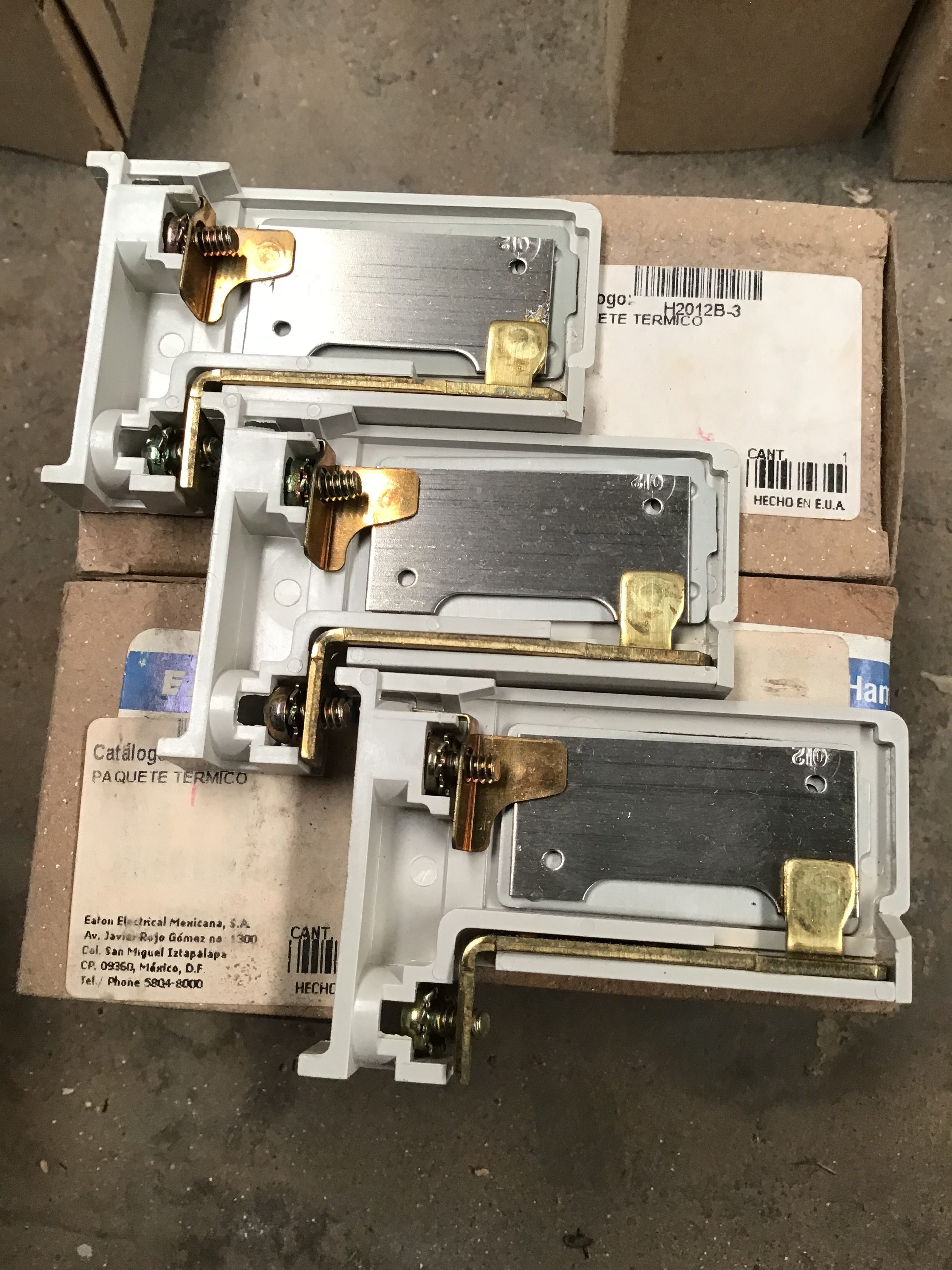 Paquete térmico 14.0-19.09 AMP modelo H2012B-3 marca Cutler Hammer