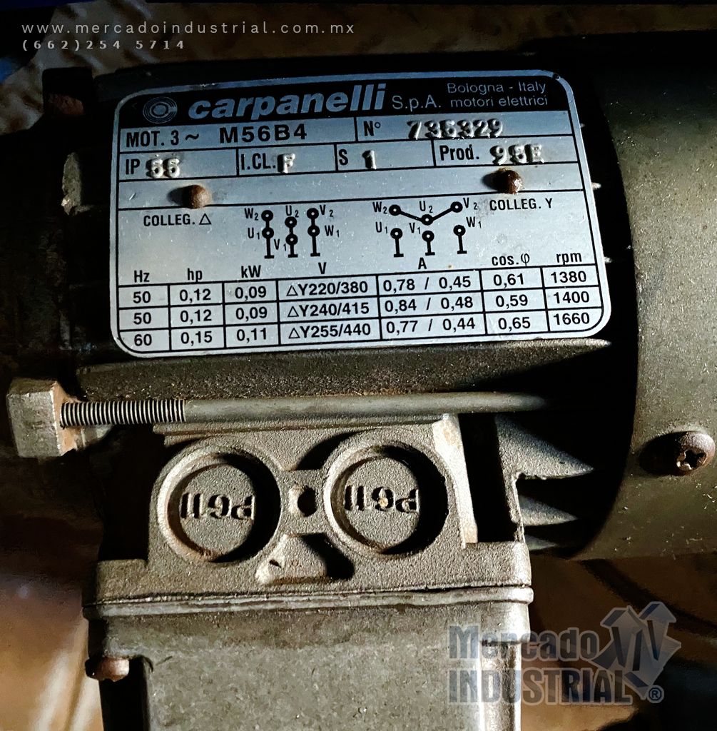 Motovariador .15 HP 9509372 marca Motovario