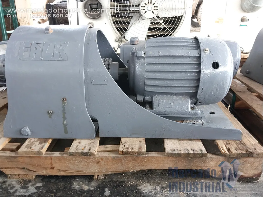 Motorreductor 5 HP 4.102 ratio 1500/1800 RPM marca FALK