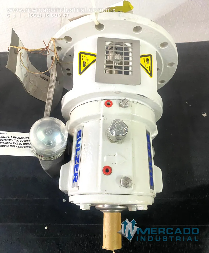 Bomba centrífuga 3490 RPM modelo A11-50 marca Sulzer