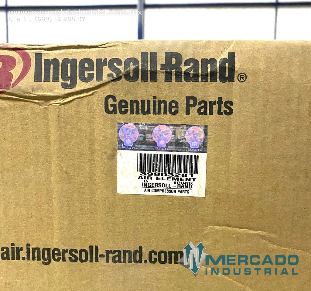 Filtro de aire modelo 39903281 marca Ingersoll Rand