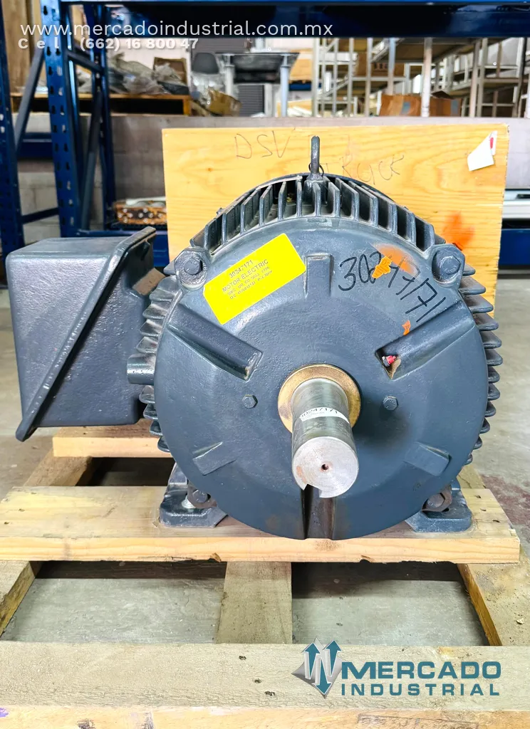 Motor eléctrico 40 HP 8 polos 890 RPM marca Us Motors