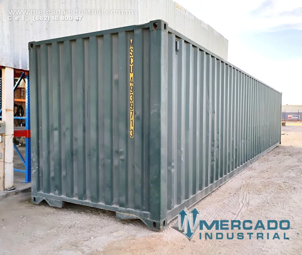 Contenedor de 40' de Largo x 8' de Ancho x 8.5' de Altura