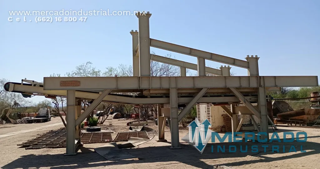 Criba 8x24 ft de tres camas marca METSO