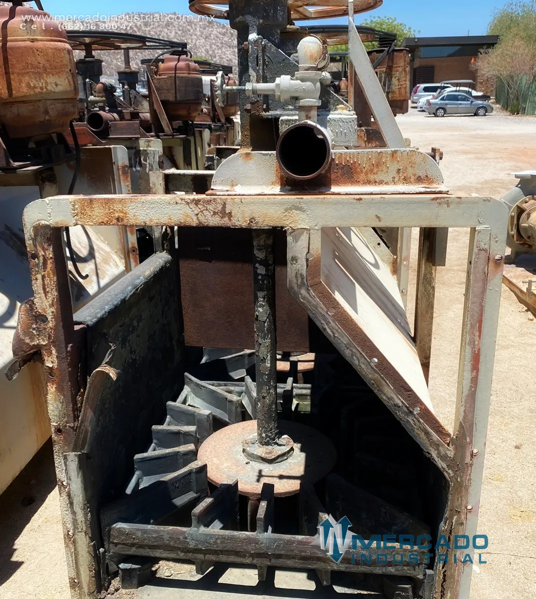 Banco de flotación de 2 celdas No. 24 con capacidad 50 CUFT marca GALIGHER