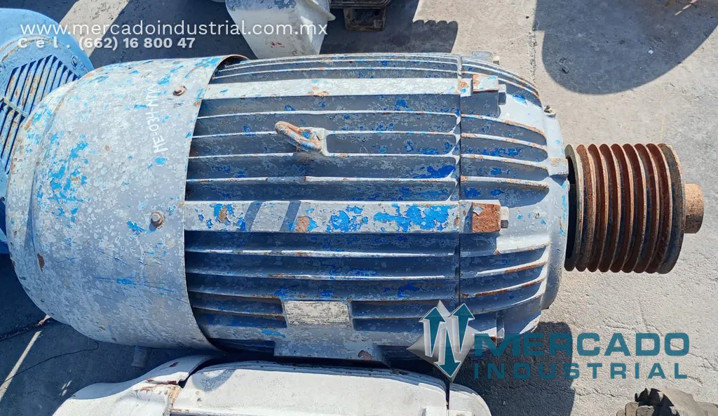 Motor eléctrico 150 HP 4 polos 1780 RPM marca US Motors