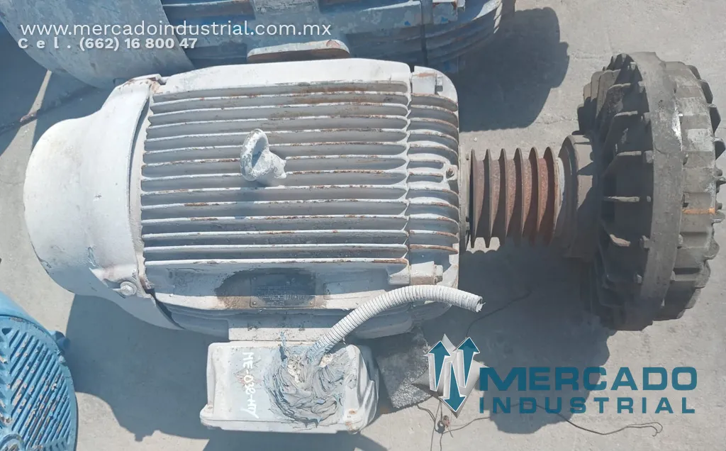 Motor eléctrico 40 HP 6 polos 1175 RPM marca WEG