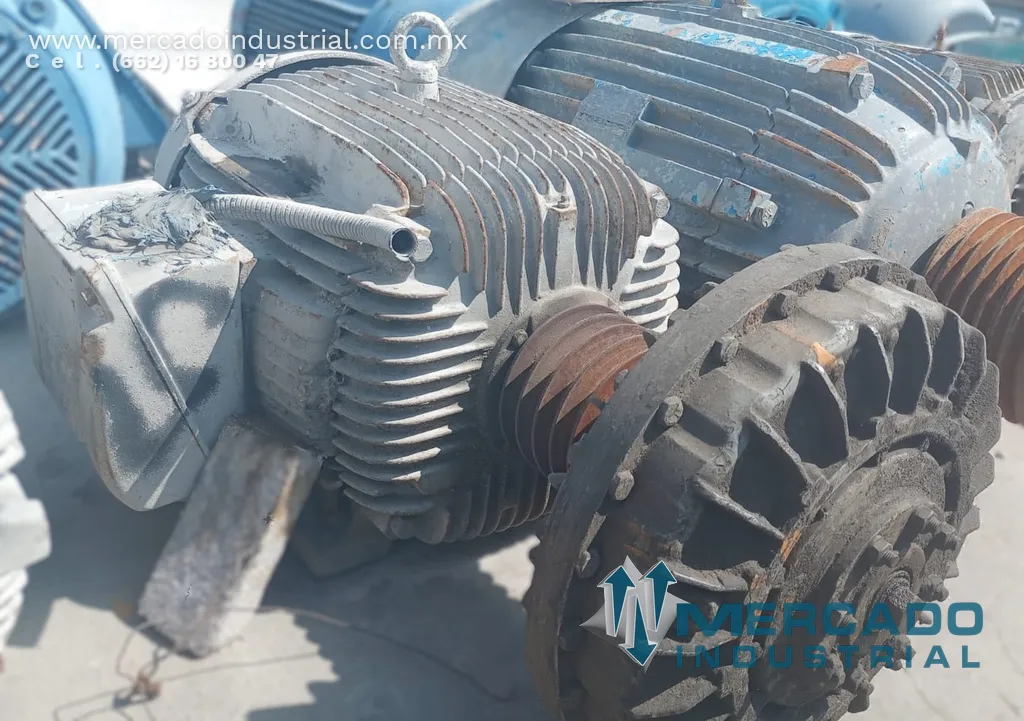 Motor eléctrico 40 HP 6 polos 1175 RPM marca WEG