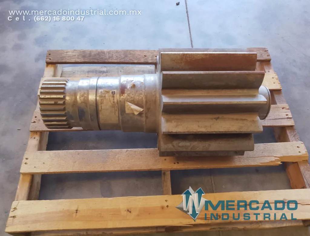 Piñón y flecha para espesadora de concentración parte 562076 marca FLSmidth