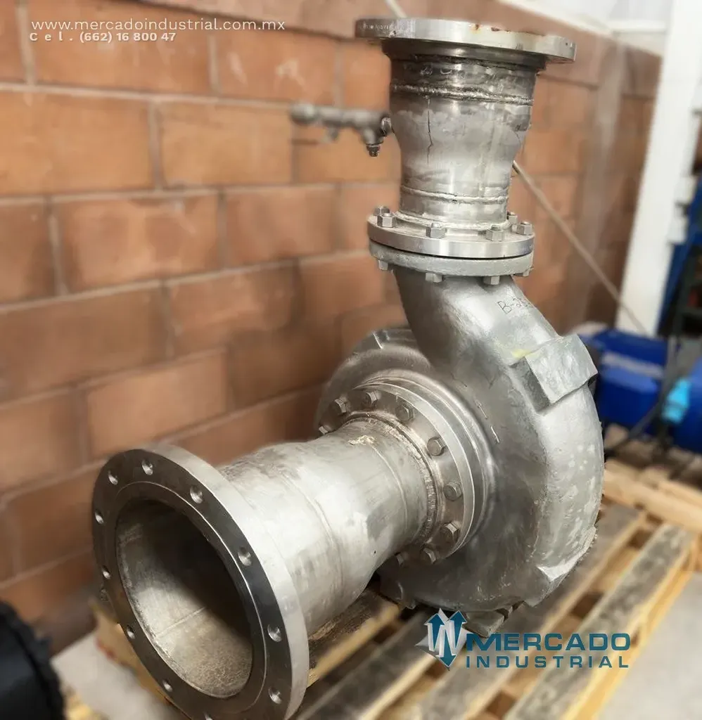 Bomba centrífuga 10x8" 4000 GPM de acero inoxidable tipo 3K10X8-16H/156S0 marca DURCO