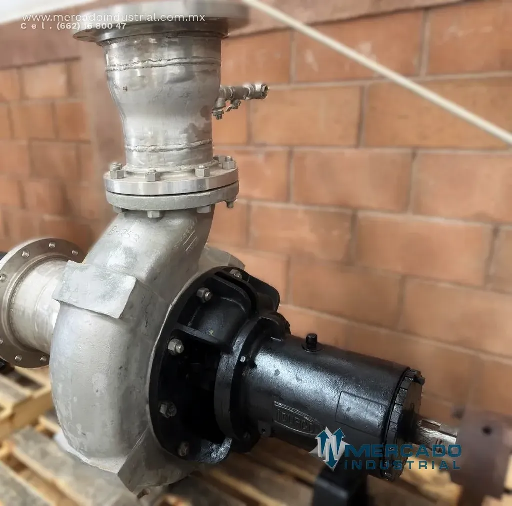 Bomba centrífuga 10x8" 4000 GPM de acero inoxidable tipo 3K10X8-16H/156S0 marca DURCO