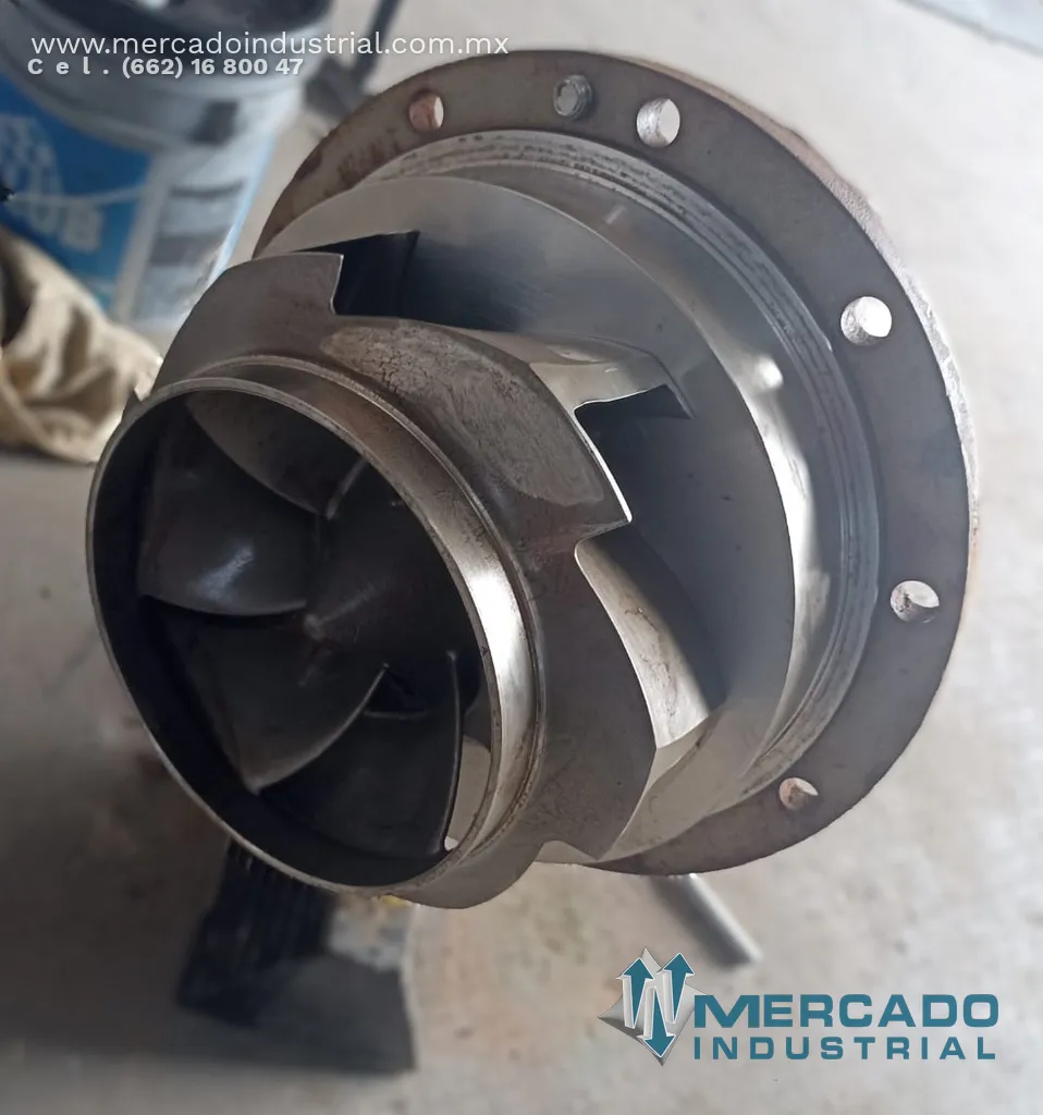 Bomba centrífuga 10x8" 4000 GPM de acero inoxidable tipo 3K10X8-16H/156S0 marca DURCO