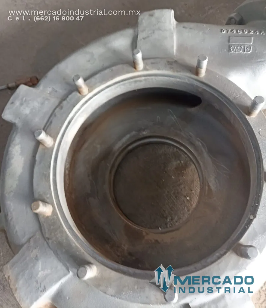 Bomba centrífuga 10x8" 4000 GPM de acero inoxidable tipo 3K10X8-16H/156S0 marca DURCO