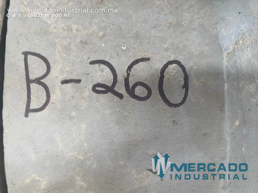Bomba centrífuga 10x8" 4550 GPM de acero inoxidable tipo 3K10X8-16H/156S0 marca DURCO