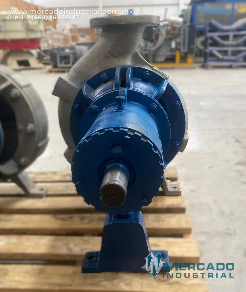 Bomba centrífuga 8x6" 1725 GPM de acero inoxidable tipo 8X6-14A/124 marca DURCO