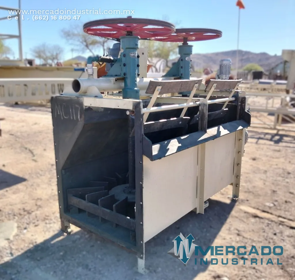 Banco de flotación de 2 celdas No. 24 con capacidad 50 CUFT marca GALIGHER