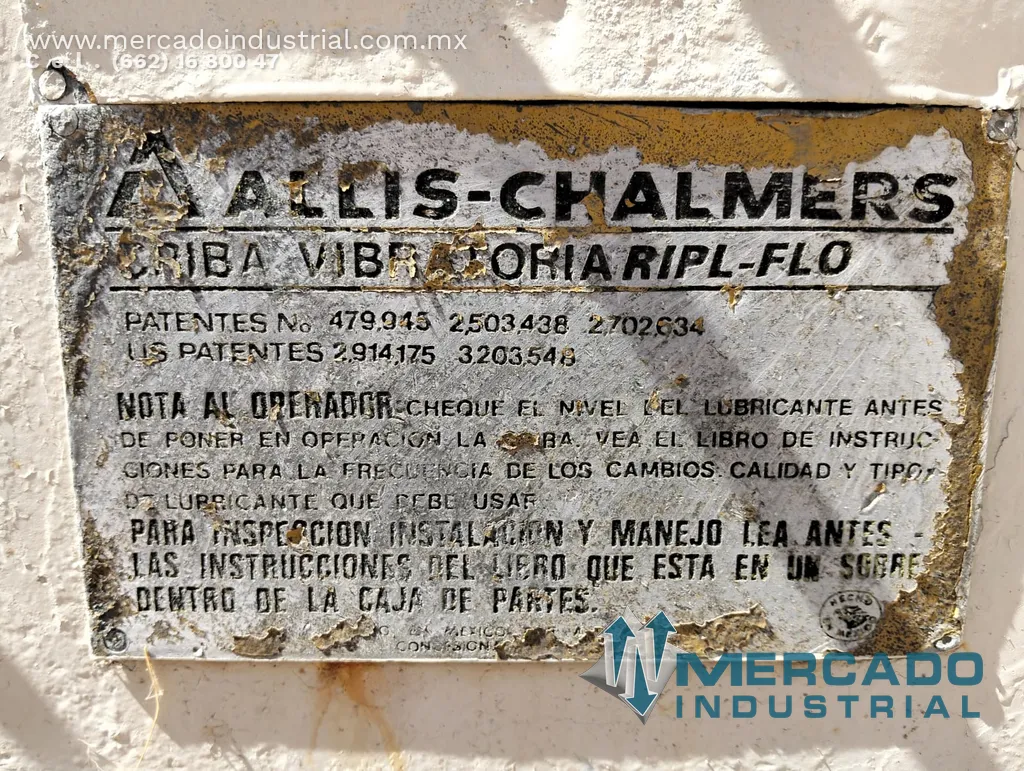 Criba de dos camas de 5 pies x 10 pies marca Allis-chalmers