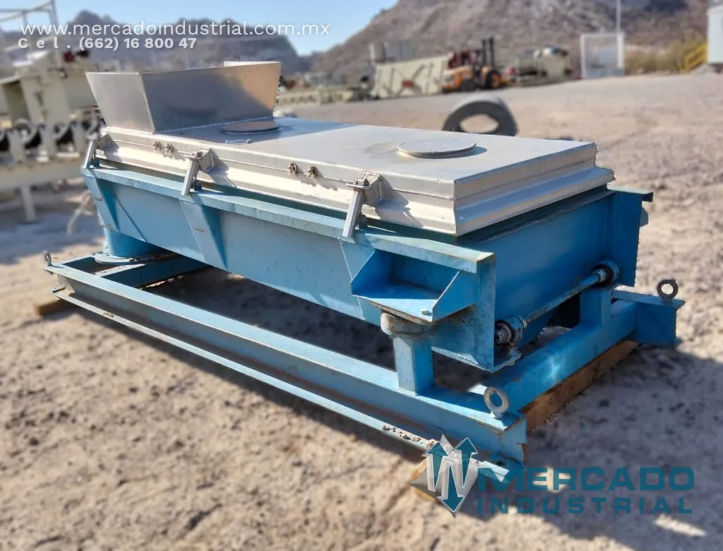 Criba de movimiento giratorio 2 1/16 x 7 ft de 4 camas modelo 3403A marca Rotex Screeners