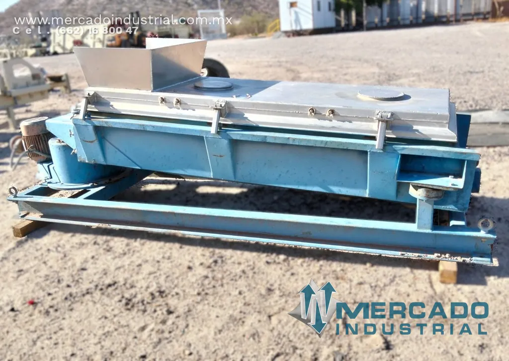 Criba de movimiento giratorio 2 1/16 x 7 ft de 4 camas modelo 3403A marca Rotex Screeners