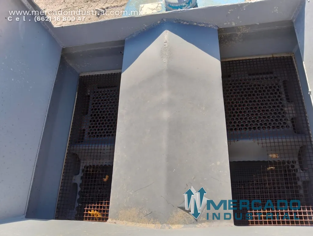 Criba de movimiento giratorio 2 1/16 x 7 ft de 4 camas modelo 3403A marca Rotex Screeners