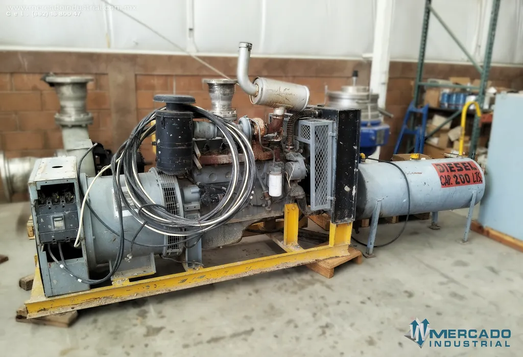 Generador de planta eléctrica de 134 KVA modelo SC6BT5.9-1 marca SELMEC