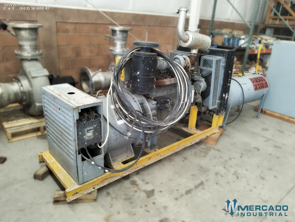 Generador de planta eléctrica de 134 KVA modelo SC6BT5.9-1 marca SELMEC