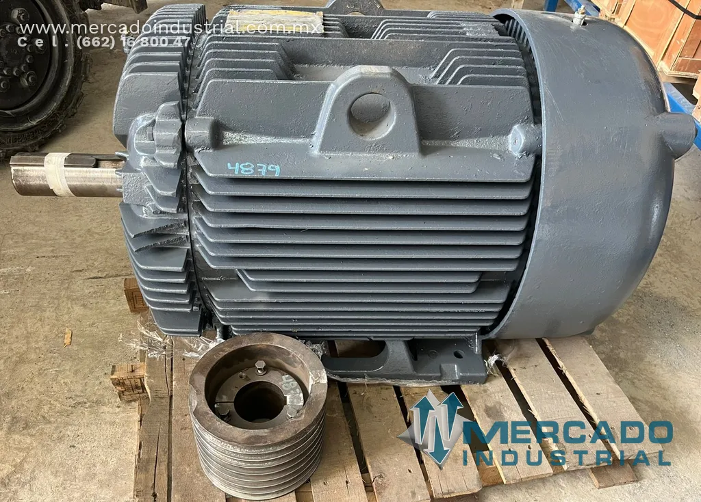 Motor eléctrico 150 HP 4 polos 1780 RPM marca Baldor