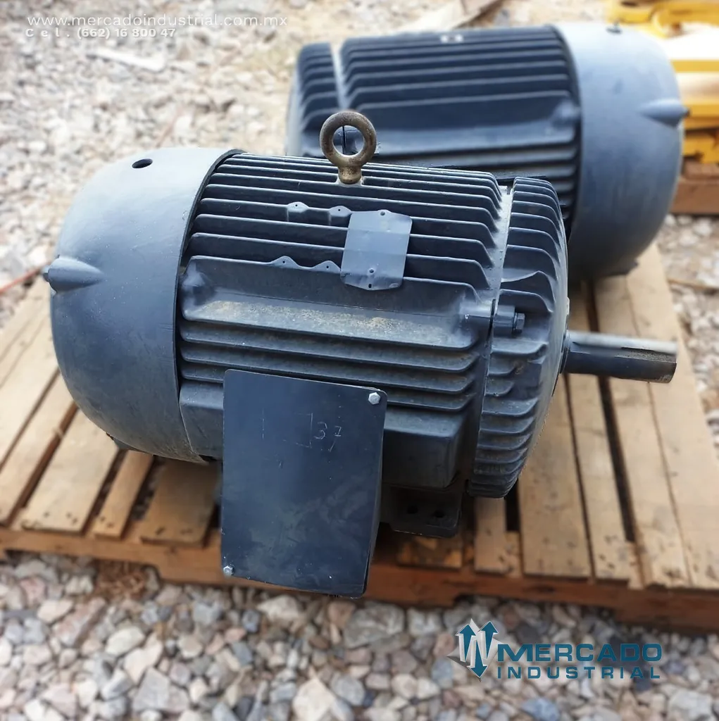 Motor eléctrico trifásico 50 HP 4 polos 1775 RPM marca Baldor