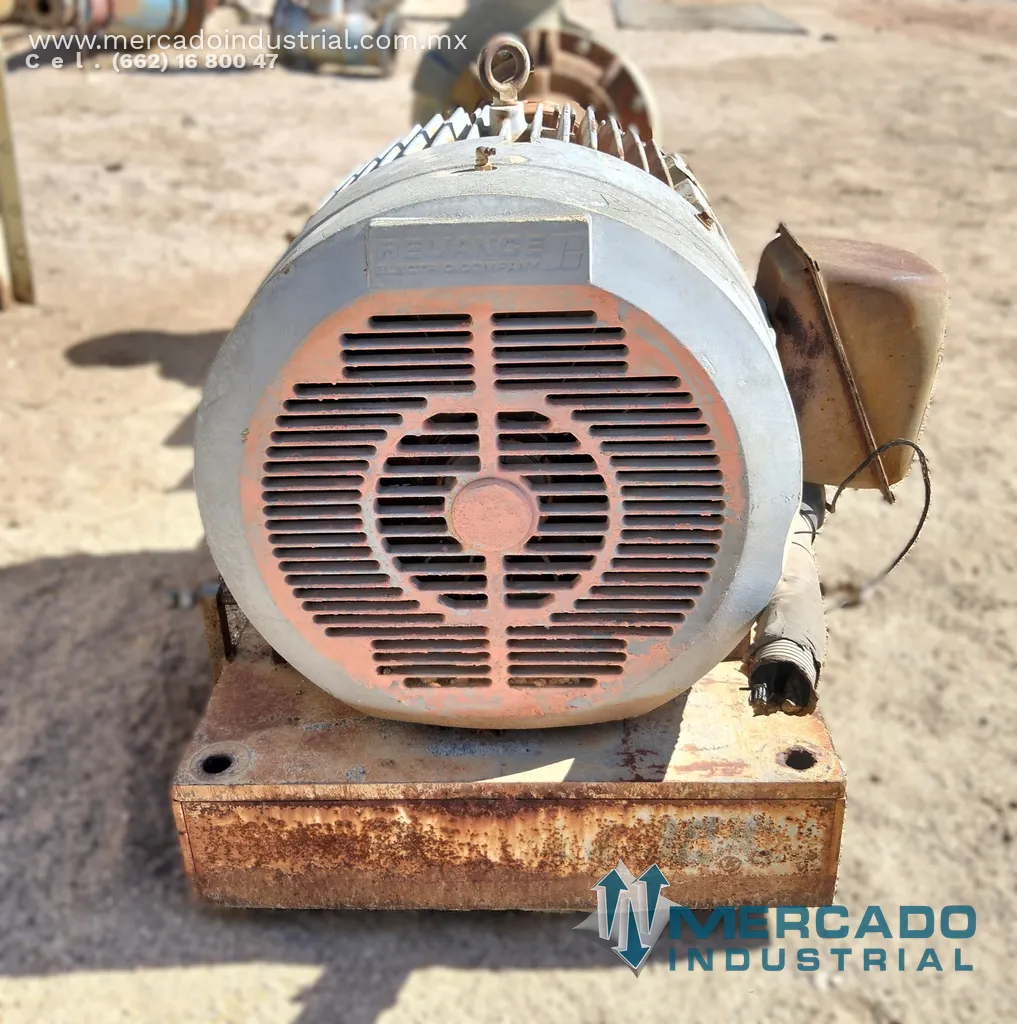 Motor eléctrico 100 HP 4 polos 1770 RPM marca RELIANCE