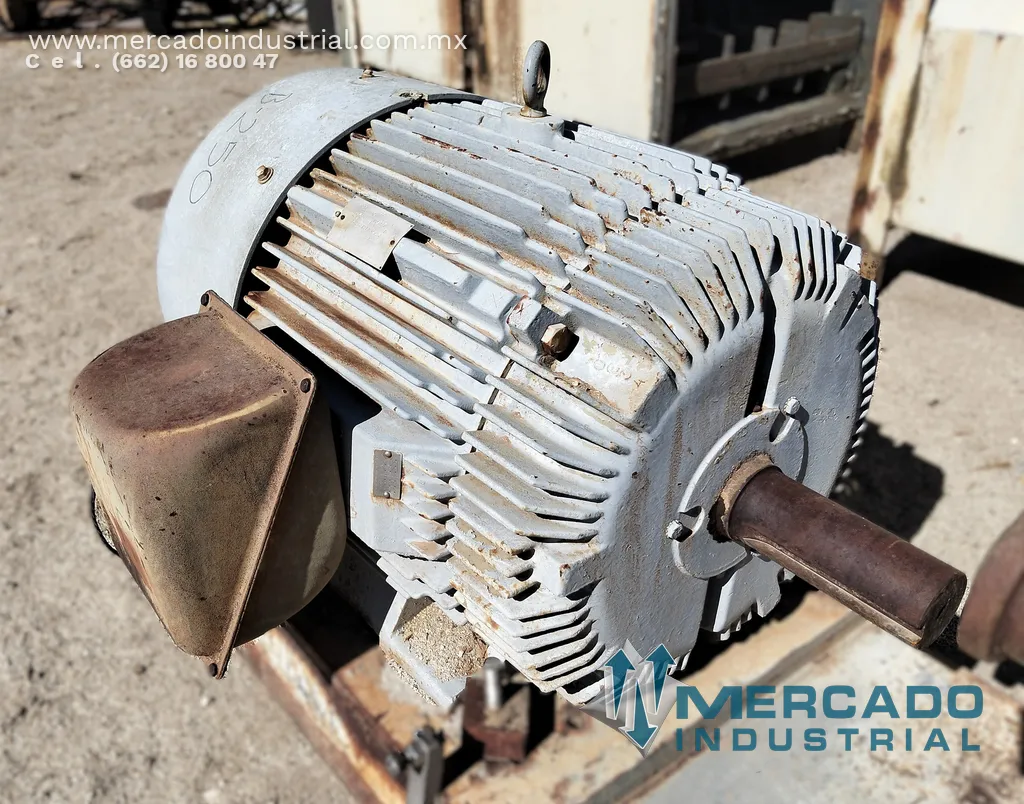 Motor eléctrico 100 HP 4 polos 1770 RPM marca RELIANCE