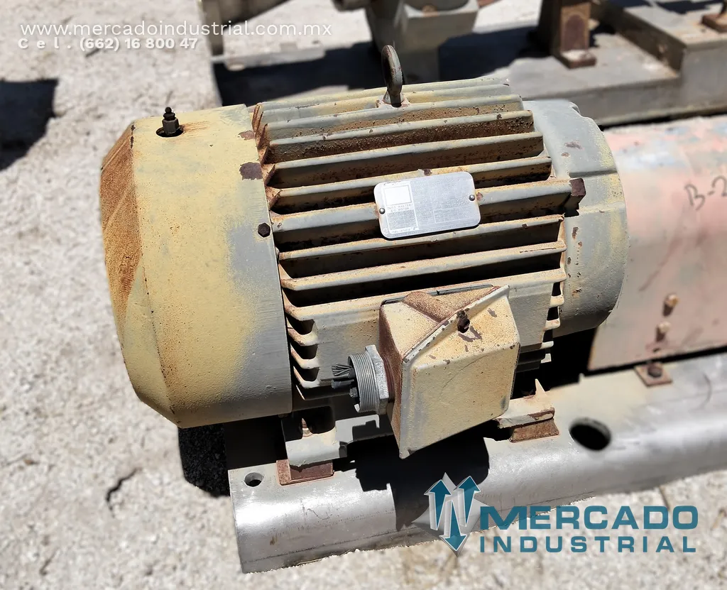 Motor eléctrico 30 HP 4 polos 1770 RPM marca DUTY