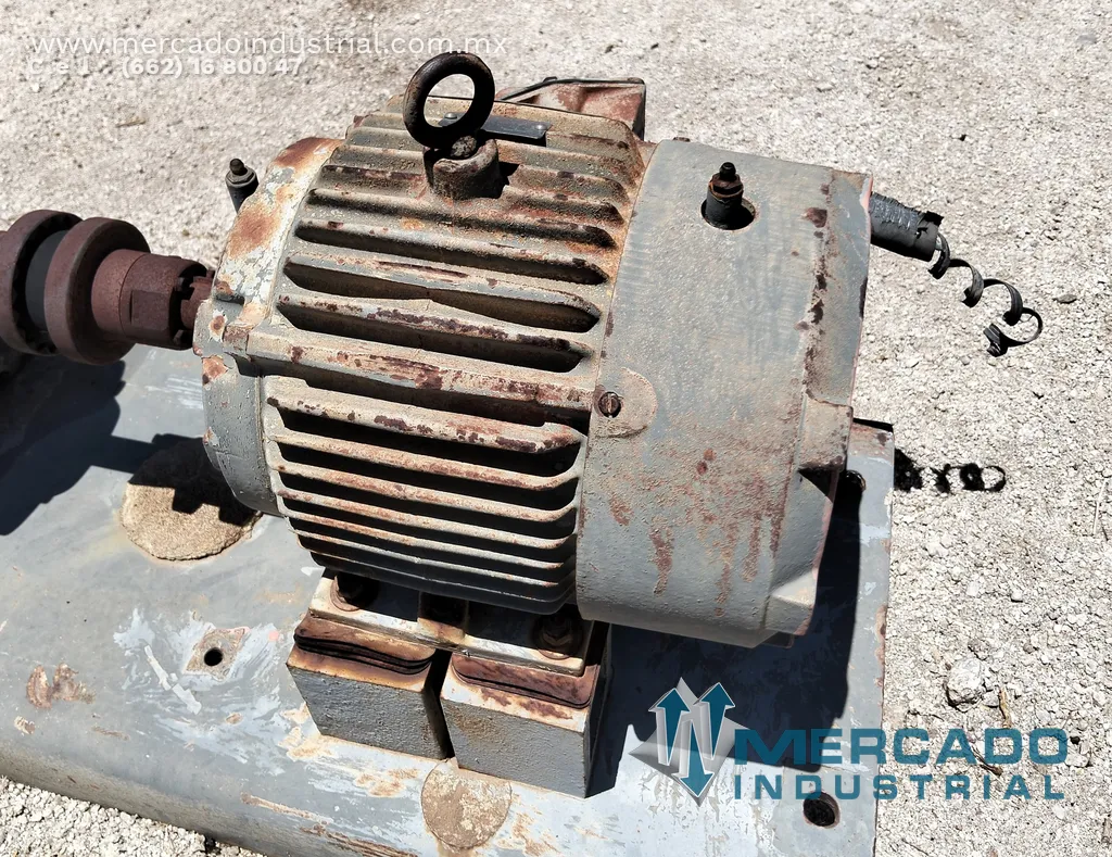 Motor eléctrico 3 HP 4 polos 1730 RPM marca RELIANCE