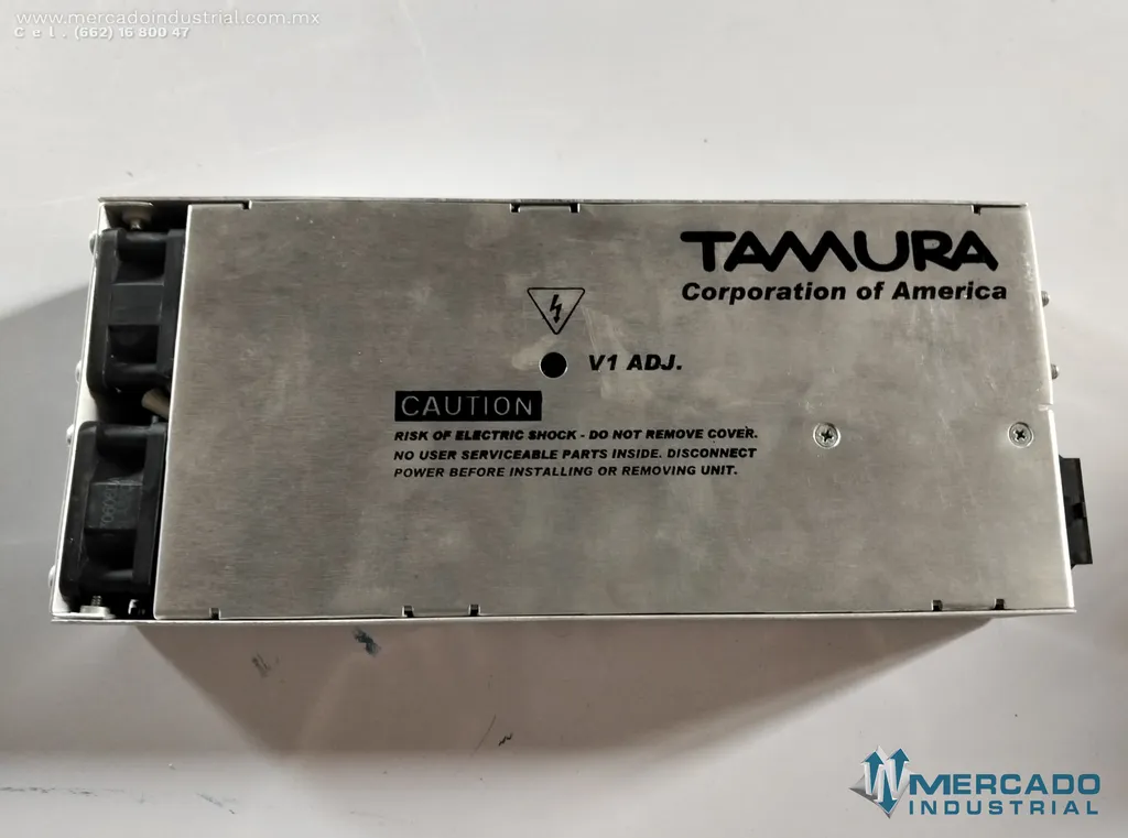 Fuente de potencia 240 VAC 8.7-3.2 A parte AAD600S-6-P marca Tamura