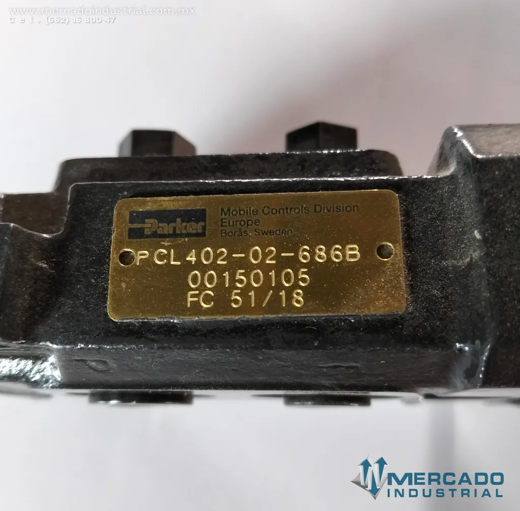 Válvula piloto modelo PCL402-02-686B marca Parker