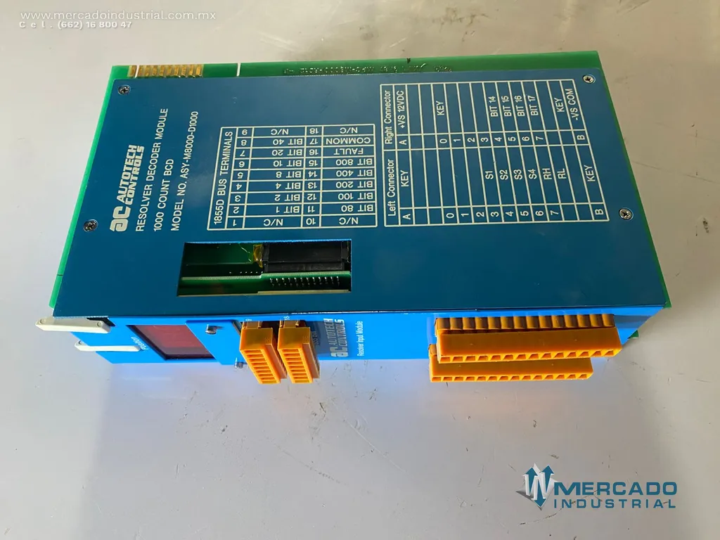 Módulo decodificador 12 V DC modelo ASY-M8000-D1000 marca Autotech Controls