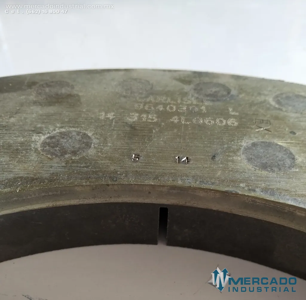 Forro de freno parte 9640391 marca Carlisle