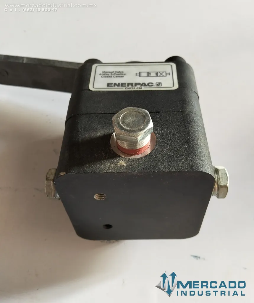 Válvula de control direccional modelo VC 20 marca Enerpac