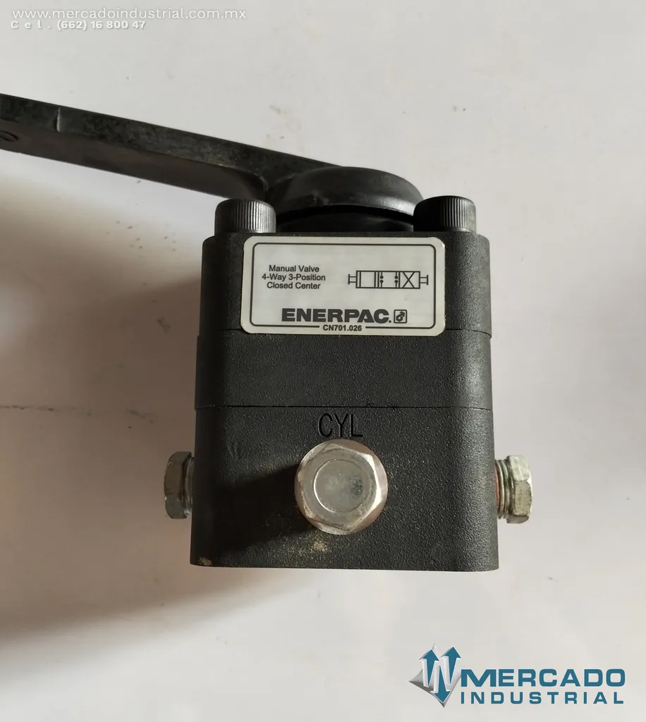 Válvula de control direccional modelo VC 20 marca Enerpac