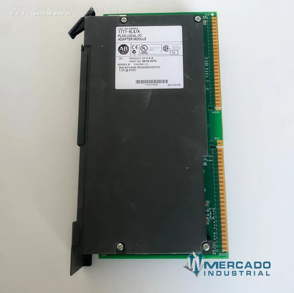 Módulo analógico programable 1.2 A 5 VDCV parte 1771-ALX/A marca Allen Bradley