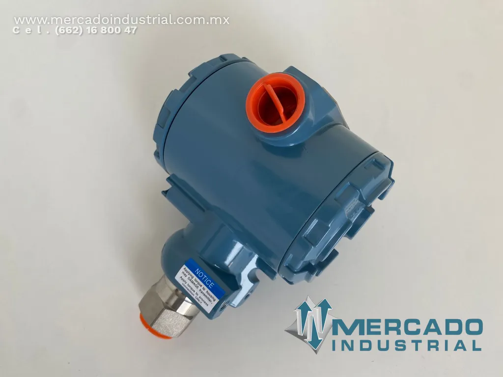 Transmisor de presión 150 PSI 36VDC 20 mA modelo 2088G2S22A1B4 marca Rosemount