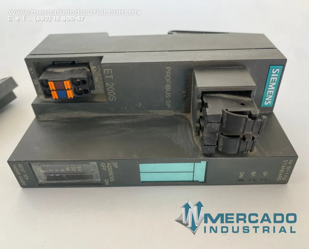 Módulo interfaz 24 V DC Simatic S7 parte 6ES7151-1AB05-0AB0 marca Siemens