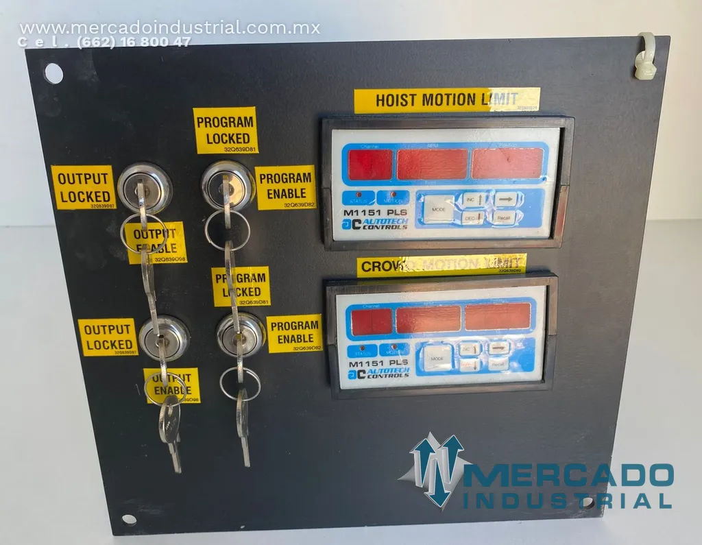 Interruptor de límite programable 120 V AC parte 100J6314F1 marca Autotech Controls
