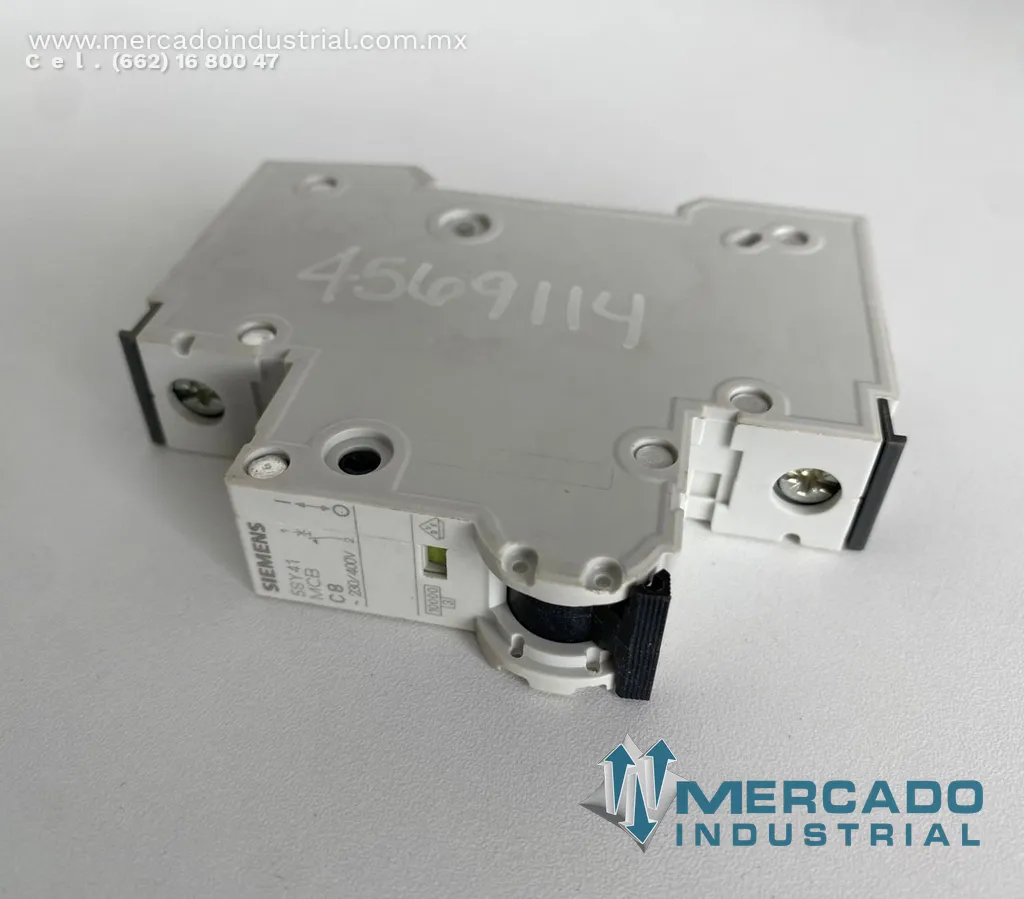 Interruptor automático monofásico 8A 400 V parte 5SY4108-7 marca Siemens