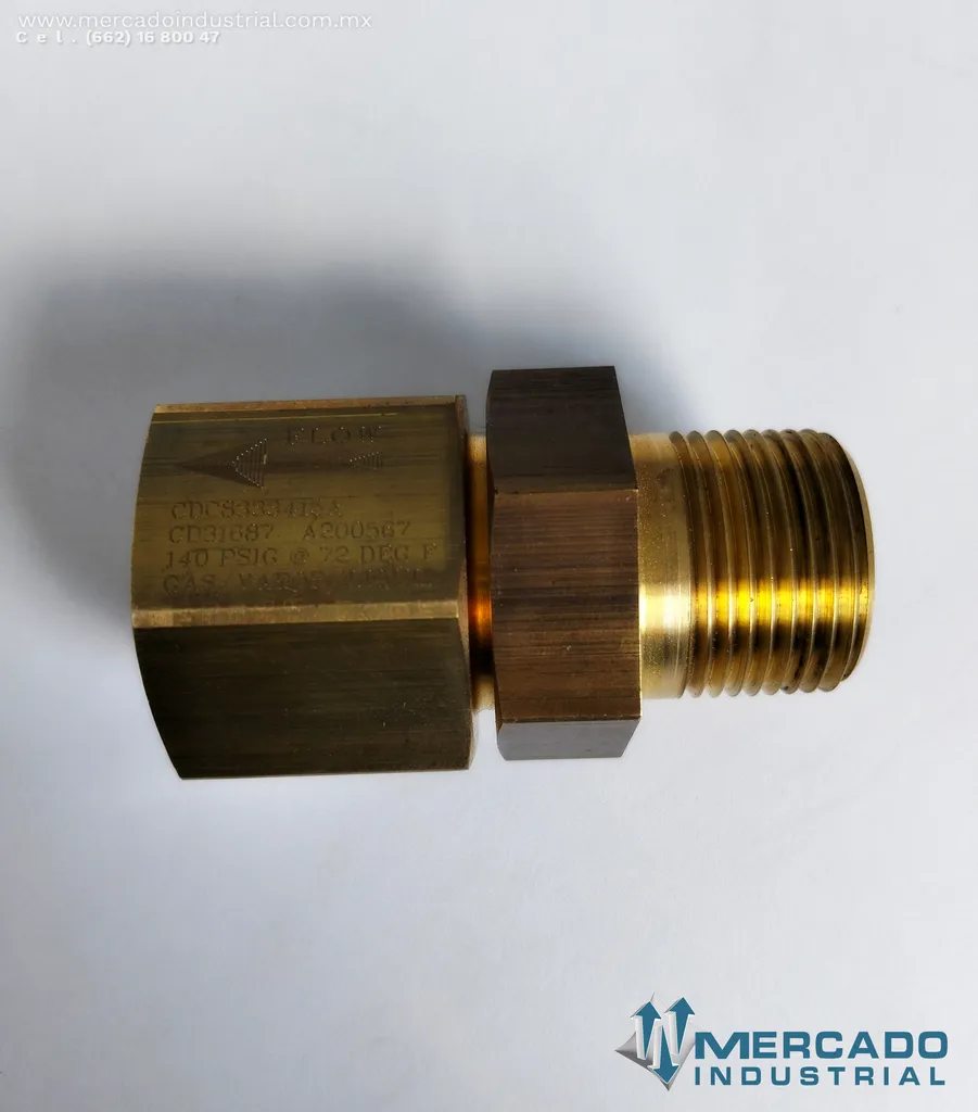 Válvula unidireccional 150 PSI parte CDC8333415A marca CONCOA