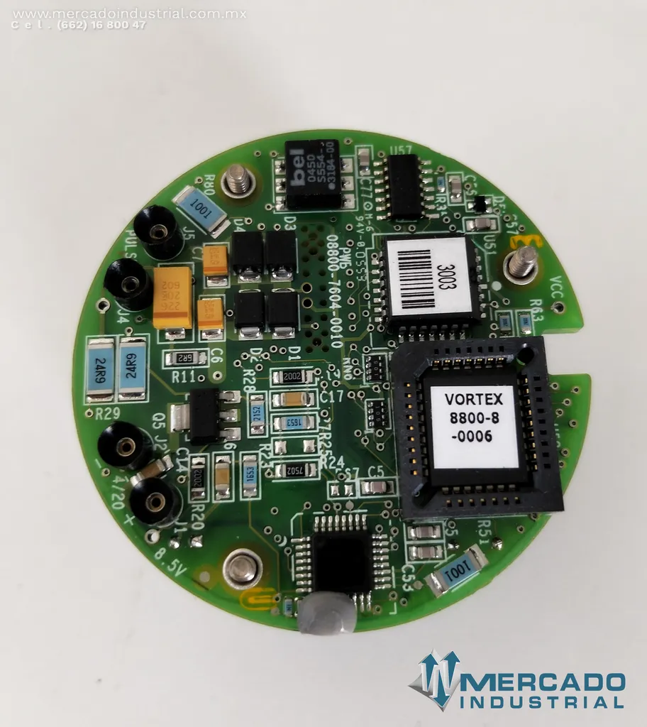 Medidor de flujo modelo Vortex 8800 marca Rosemount
