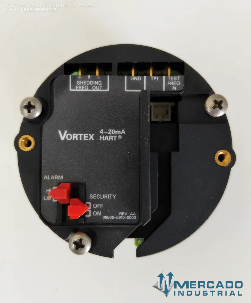 Medidor de flujo modelo Vortex 8800 marca Rosemount