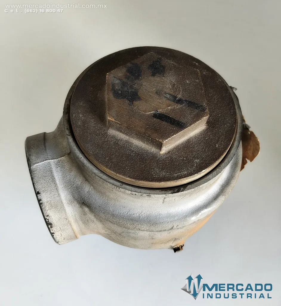 Válvula de alivio de vacío 4" presión 2″ Hg a 29″ Hg modelo 215V marca Kunkle Valve Co