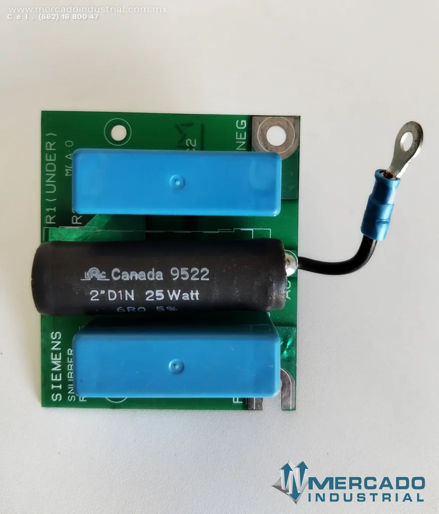 Placa amortiguador snubber modelo R15002-265 marca Siemens