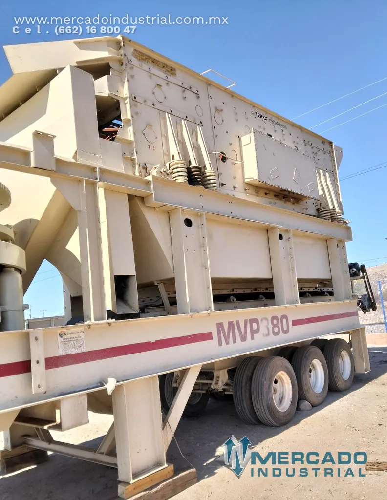 Sistema de trituración modelo MVP380 marca Terex Cedarapids con criba 7 x 20 (b)