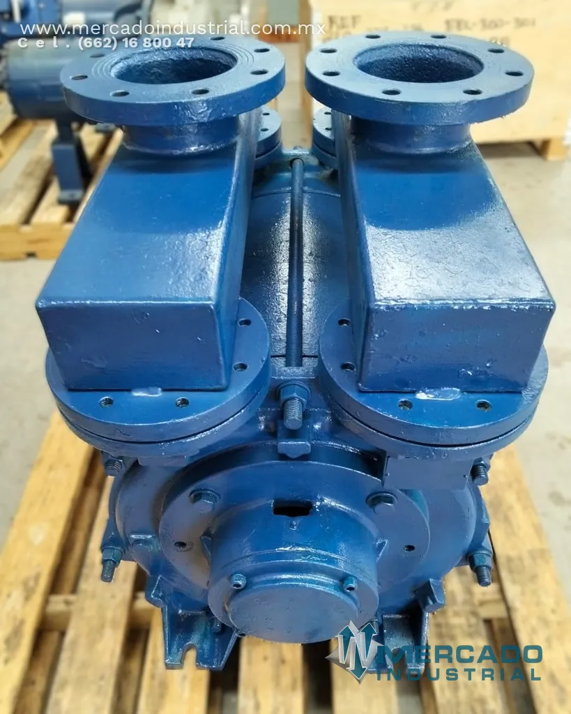 Bomba de vacío 5 1/2" x 5 1/2" modelo TRS 125-1550 marca Travaini